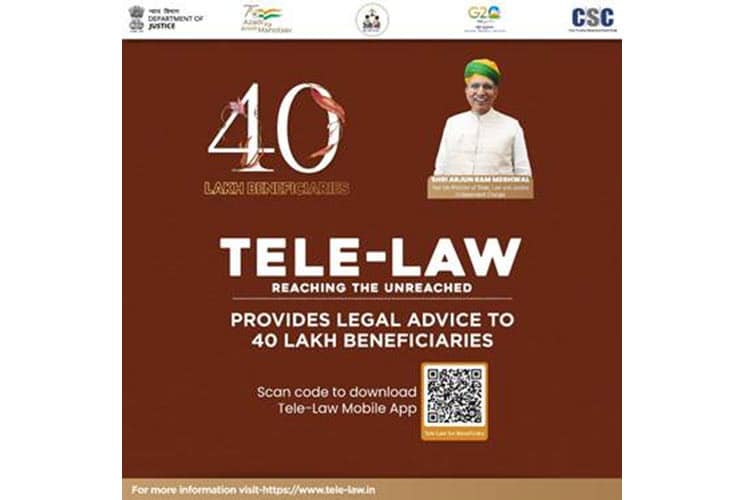 Tele-Law Programme Achieves New Milestone