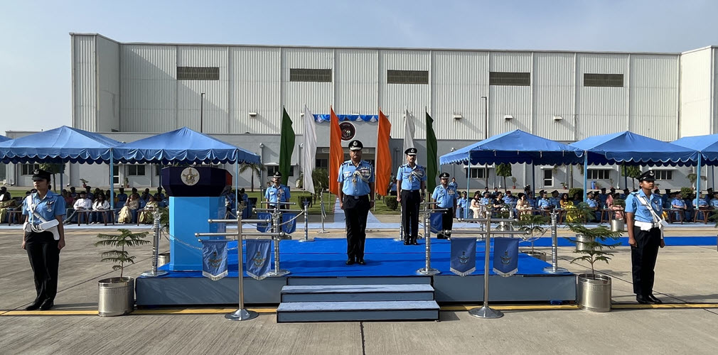 Air Commodore Sanjay Chopra assumed command of Air Force Station Hindan