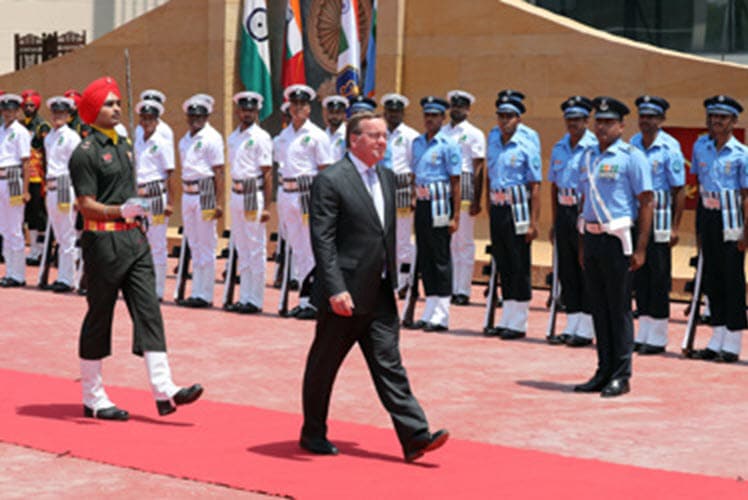 German Federal Minister of Defence Mr Boris Pistorius attends iDEX start-up & innovation showcase event at IIT Delhi