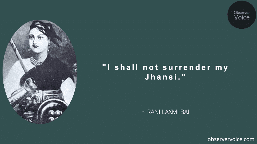 Jhansi Rani Famous Quotes 21 Famous Inspirational Quotes By Rani