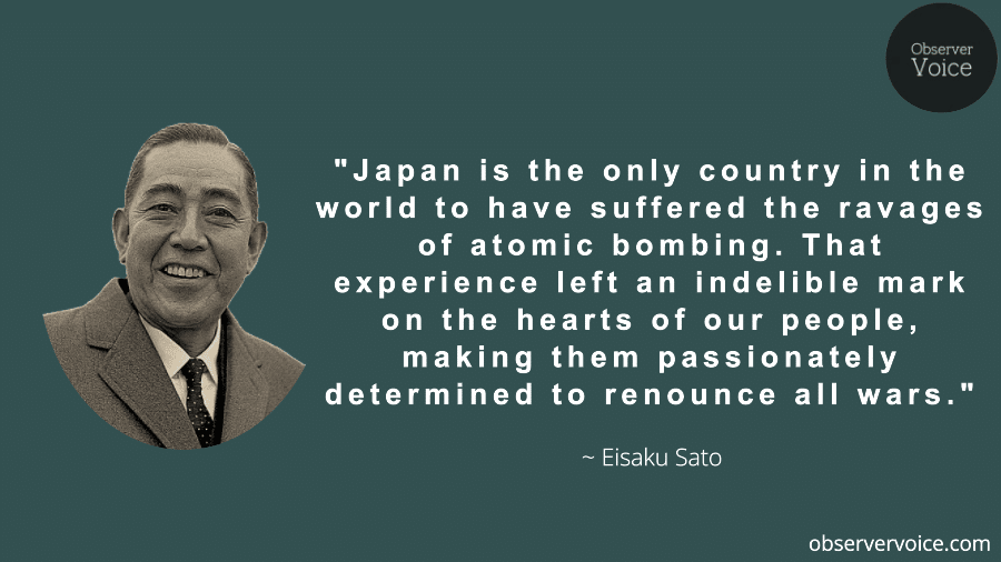 Eisaku Sato Quotes