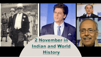 2 November in Indian and World History