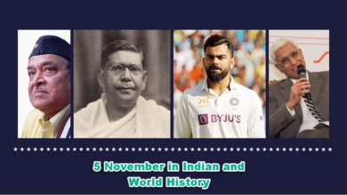 5 November in Indian and World History