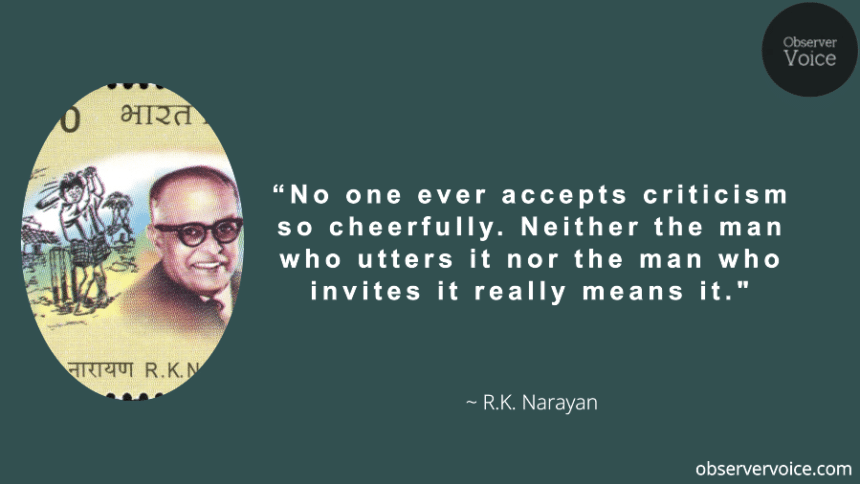 R.K. Narayan Quotes