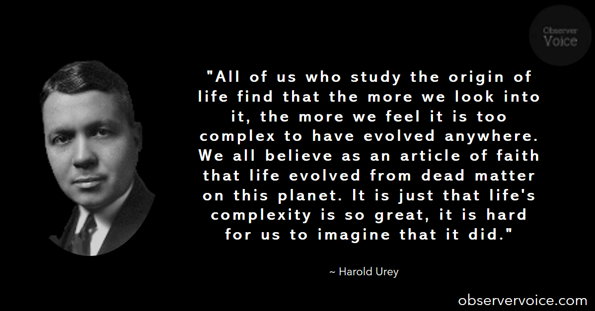 Harold Urey Quotes