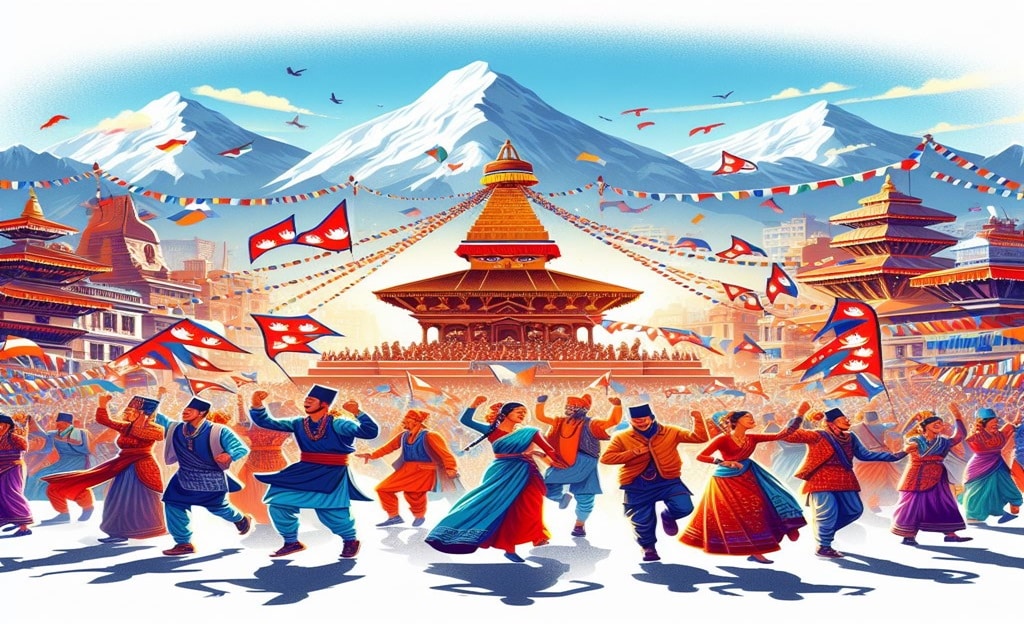 Constitution Day in Nepal