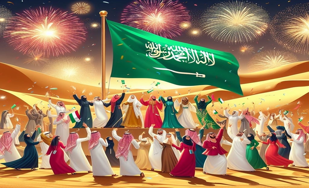 Celebrating Saudi National Day