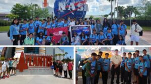 Sancta Maria Students during their visit to NASA