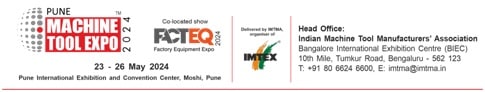 Pune Machine Tool Expo and FACTEQ 2024 to Power Manufacturing Advancements in India