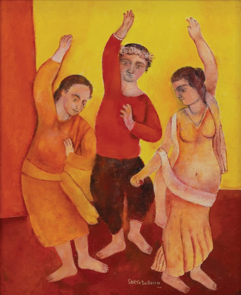 Lot 35 _ Sakti Burman - The Dancers
