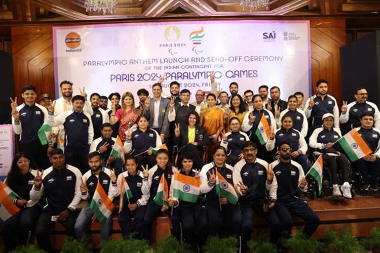 Union Ministers Send Off Record 84 Indian Para-Athletes for Paris Paralympics 2024