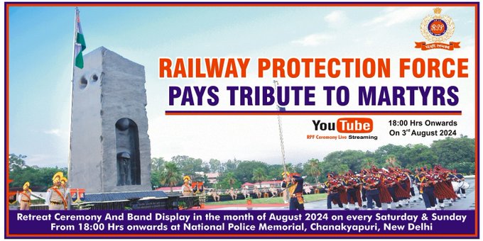 Railway Protection Force tribute