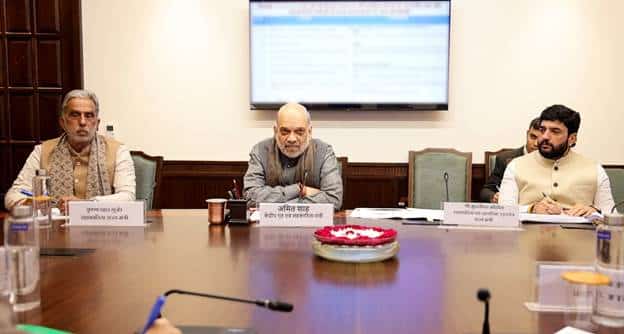 Union Home Minister and Minister of Cooperation Shri Amit Shah chairs a review