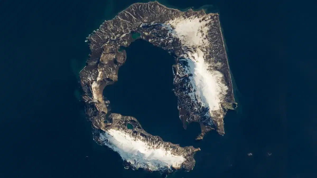 NASA Satellite Image Reveals Unique Horseshoe-Shaped