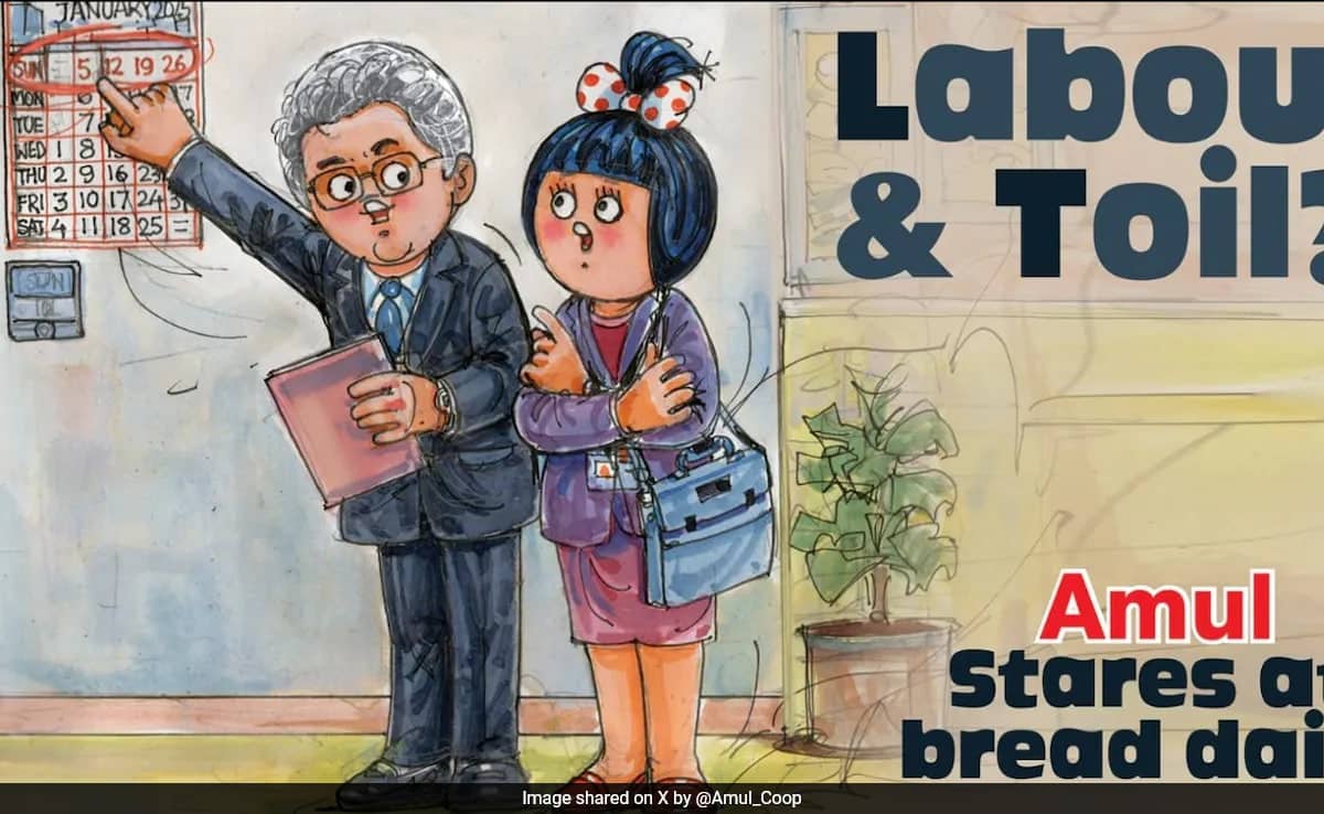 Amul's Doodle Sparks Debate on Work Hours