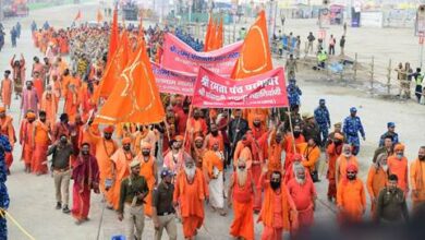 Crores of Devotees take the holy Dip at Sangam during the second Amrit Snan