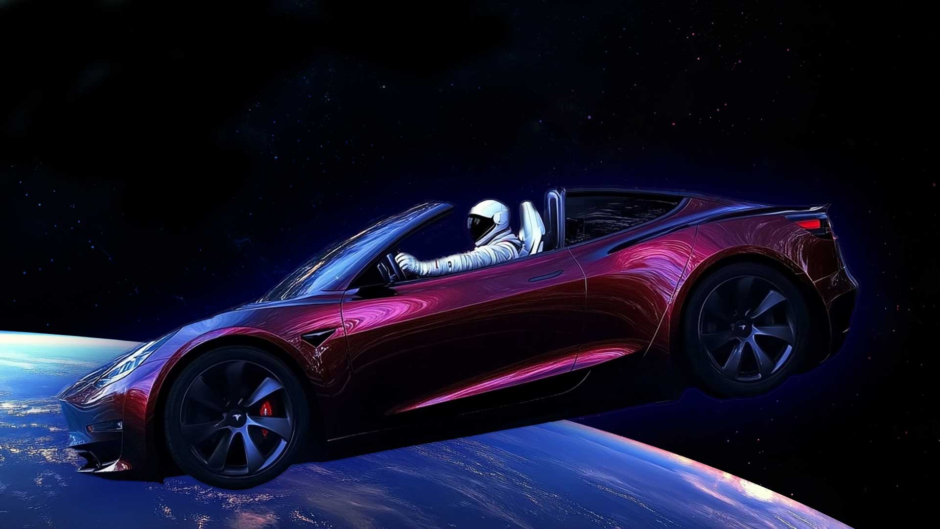 Elon Musk's Tesla Roadster Mistaken for Asteroidv