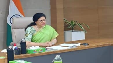 Ms. Sumita Dawra Chairs a Review Meeting