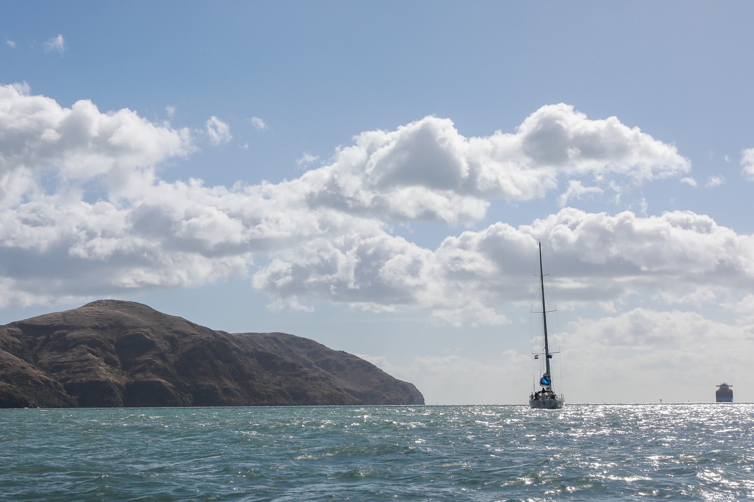 NAVIKA SAGAR PARIKRAMA II - INSV TARINI DEPARTS FROM LYTTELTON