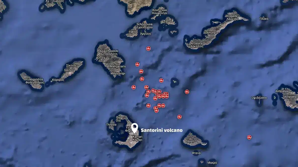 Santorini Earthquake Swarm Prompts Emergency Response