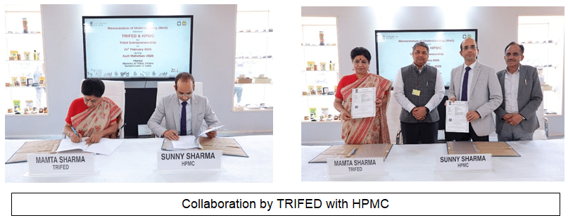 TRIFED Partners with NIFT and HPMC for Tribal Marketing