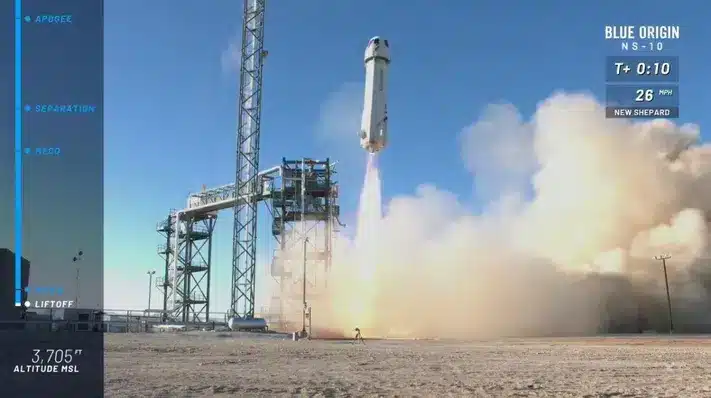 Blue Origin Launches Successful 10th Human Spaceflight