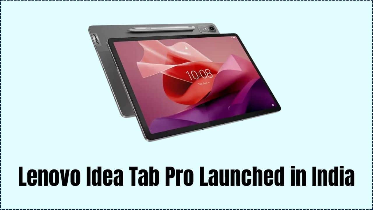 Lenovo Launches Idea Tab Pro in India