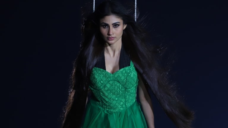 Mouni Roy Unveils Stunning BTS Moments from Her Latest Project