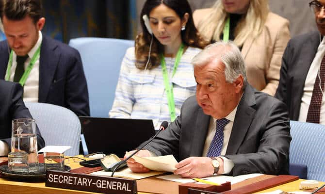 UN Calls for Irreversible Action towards Implementing Two-State Solution