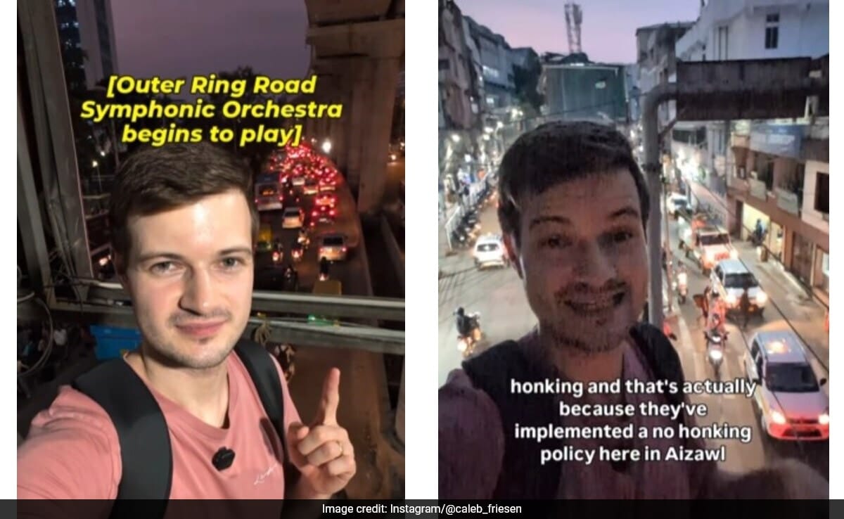 Canadian Dude Dubs Bengaluru and Aizawl Traffic as a Symphony of Chaos!