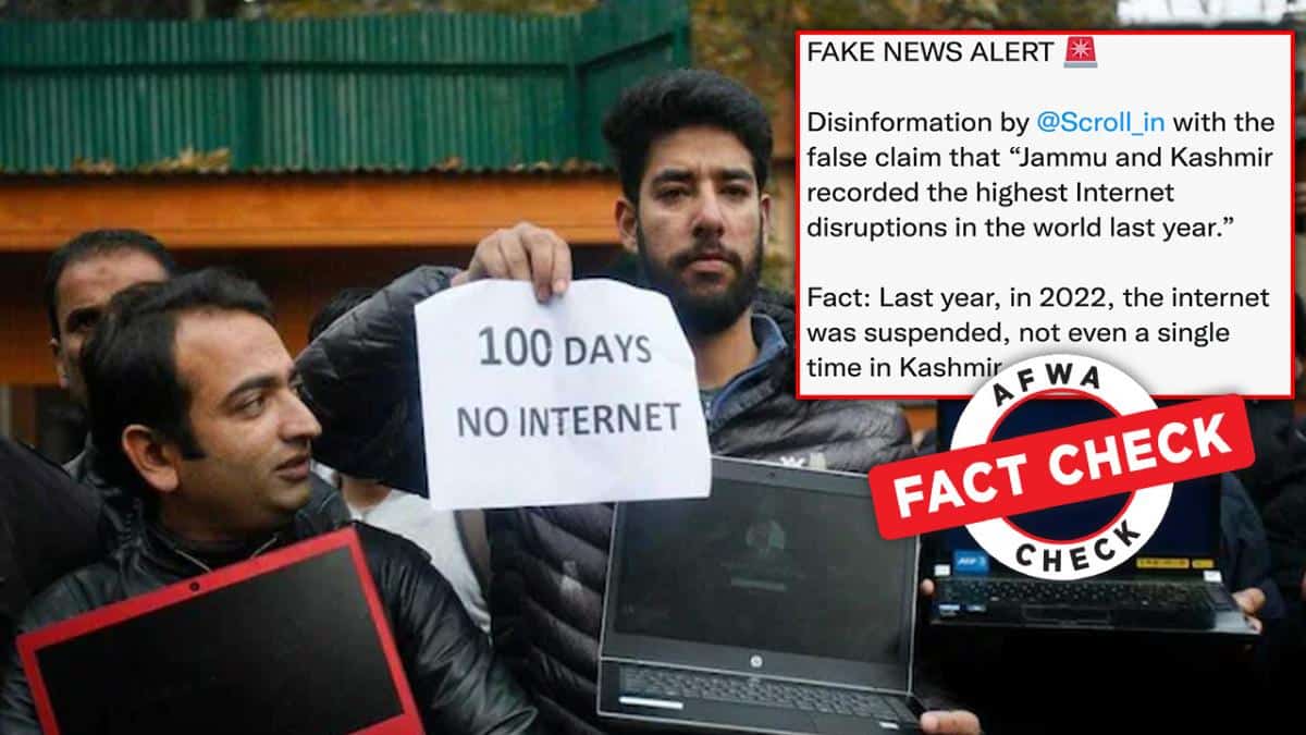 False Information About Kashmir Goes Viral on X, Garnering Millions of Views