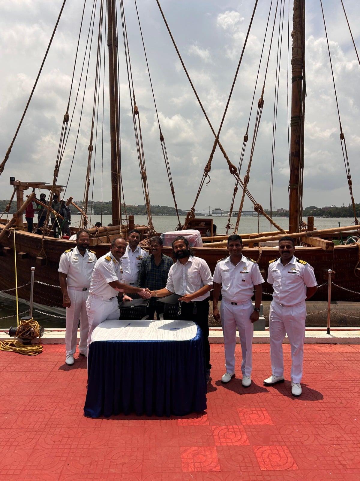 Indian Navy to Induct Traditionally Built 'Ancient Stitched Ship'