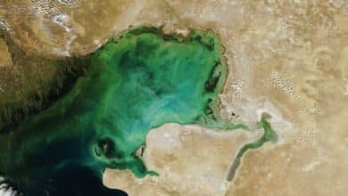 Emerging Landmass Discovered in Caspian Sea Amidst Declining Water Levels