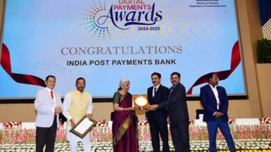 India Post Payments Bank honoured with Digital Payments Award by Ministry of