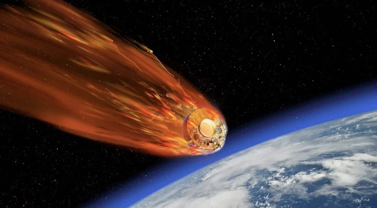 Soviet Venus Probe Kosmos-482 Makes Atmospheric Re-entry