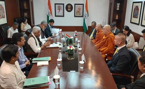 Thai Buddhist Patriarch Leads High-Level Delegation on Visit to India