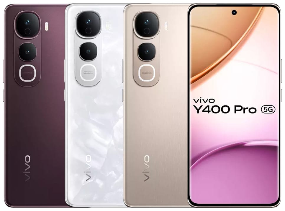 Vivo Y400 Pro 5G Launches with 50MP Camera and 5,500mAh Battery