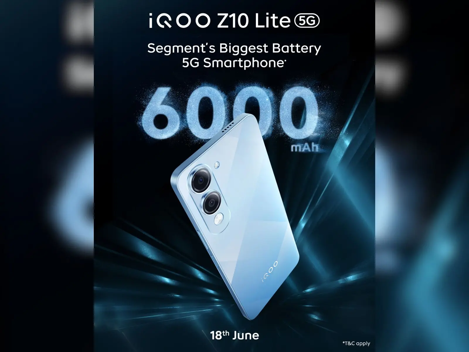 iQOO Z10 Lite 5G Battery Capacity Revealed Before India Launch