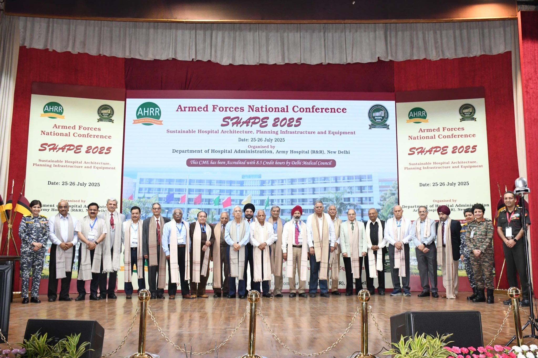 AHRR Hosts Inaugural Armed Forces National Conference ‘SHAPE 2025’ Focused on Sustainable Hospital Planning