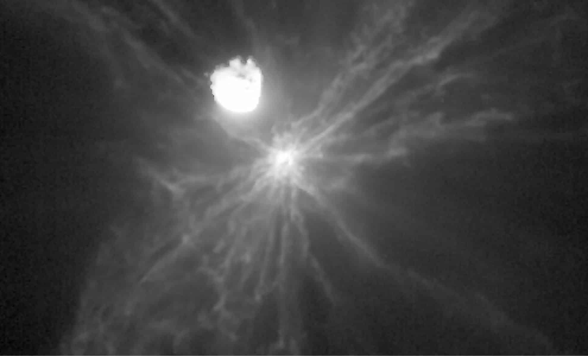 DART Mission's Ejected Boulders May Complicate Future Operations