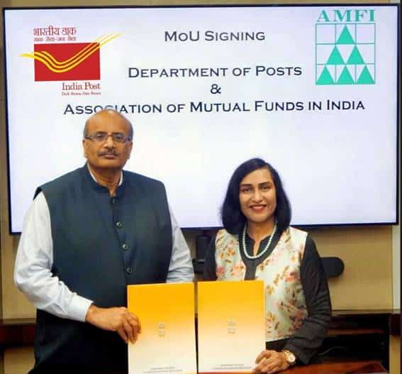 Department of Posts and AMFI Sign Pathbreaking MoU for KYC Verification of