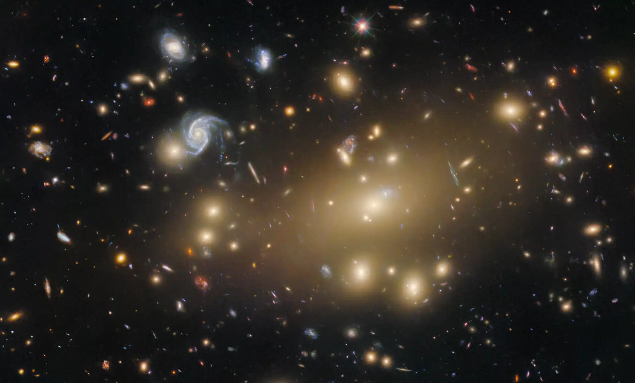Hubble Reveals Dark Matter Structure in Abell 209 Galaxy