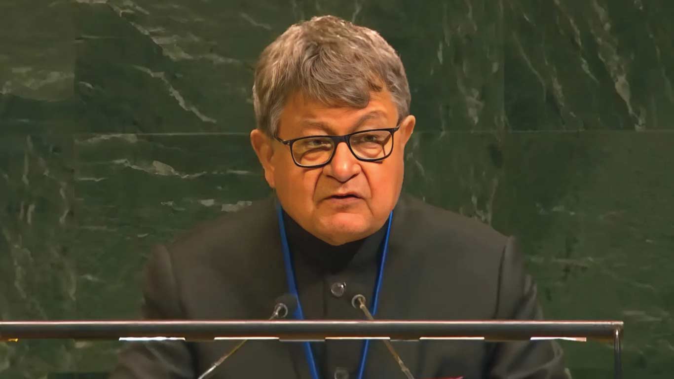 India's Niti Aayog Vice Chairman Suman Bery Addresses UN Forum