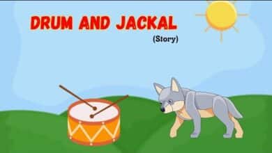 The Brave Jackal and the Mysterious Drum