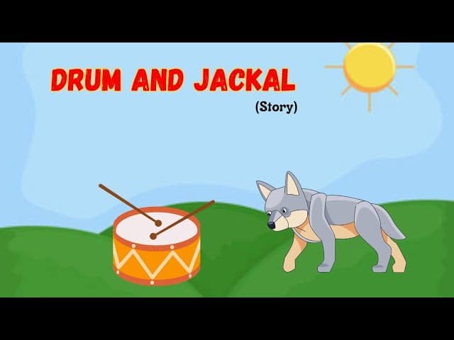 The Brave Jackal and the Mysterious Drum