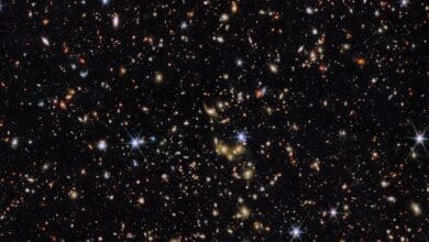 Webb Telescope Discovers Potential Jellyfish Galaxy 12 Billion Light-Years Away