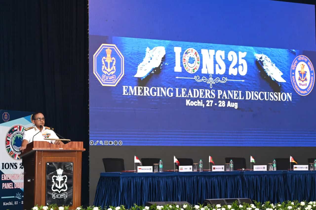 CONCLUSION OF โEMERGING LEADERS PANEL DISCUSSIONโ HELD UNDER THE AEGIS OF INDIAN OCEAN NAVAL SYMPOSIUM (IONS-2025)