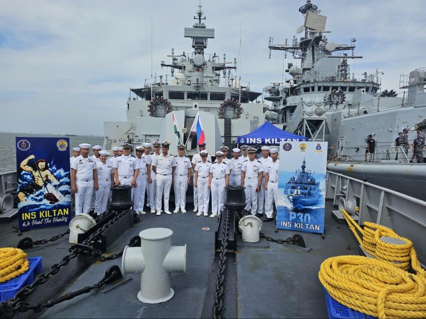 Indian Navy's Eastern Fleet Ships Complete Port Call at Manila During Operational Deployment in Southeast Asia