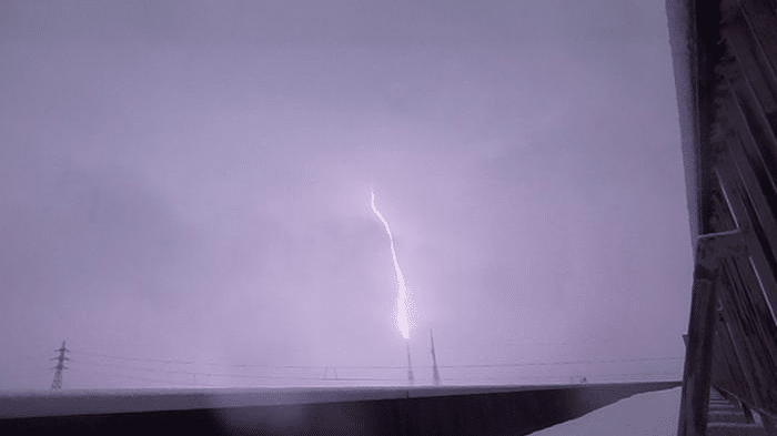New World Record: Weather Satellite Captures 515-Mile Lightning Flash