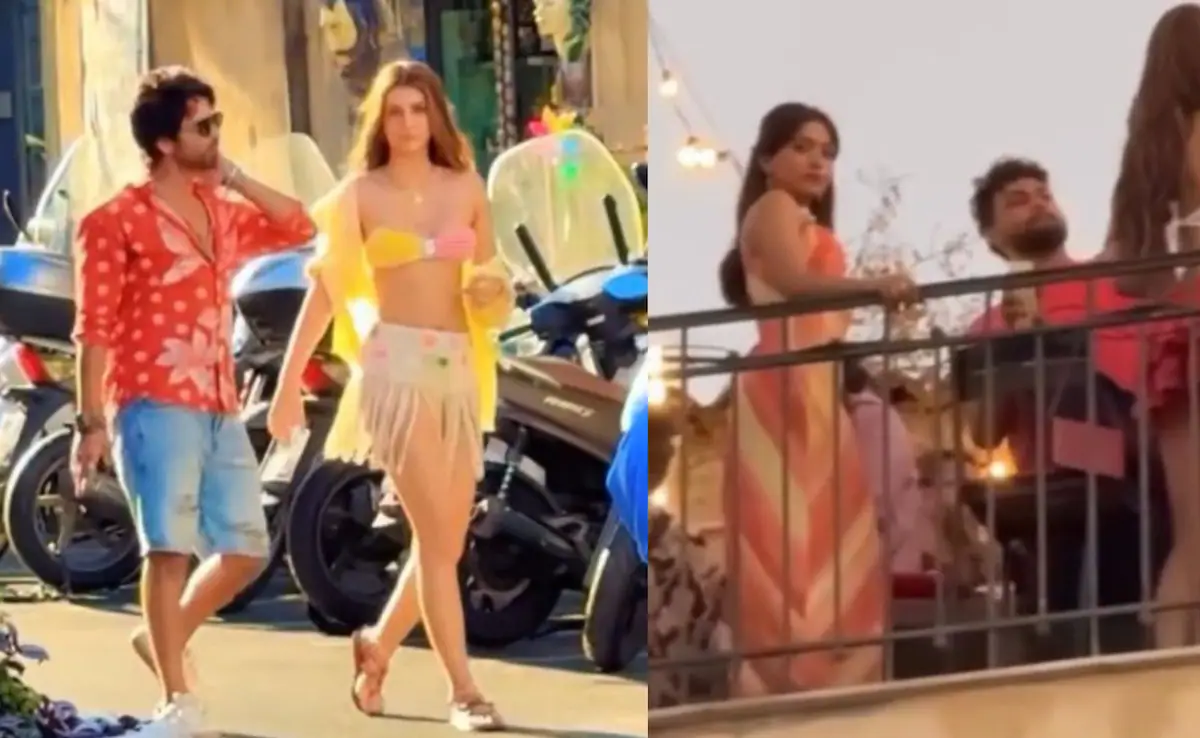 Exclusive Sneak Peek: Shahid Kapoor, Kriti Sanon, and Rashmika Mandanna Spotted in Sicily in Cocktail 2 Footage